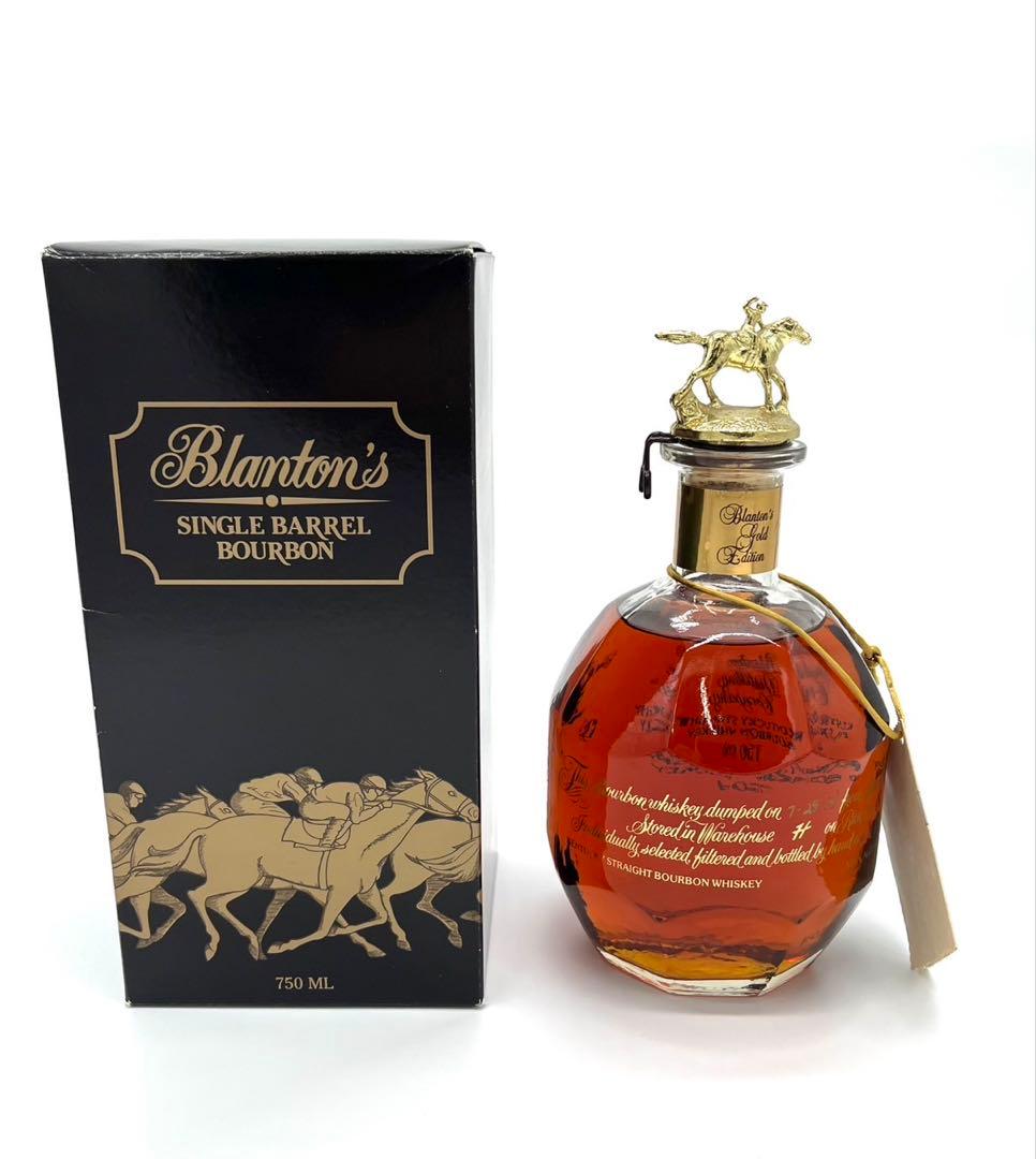 【未開栓】Blanton’sブラントン ゴールドエディション 750ml 箱付き