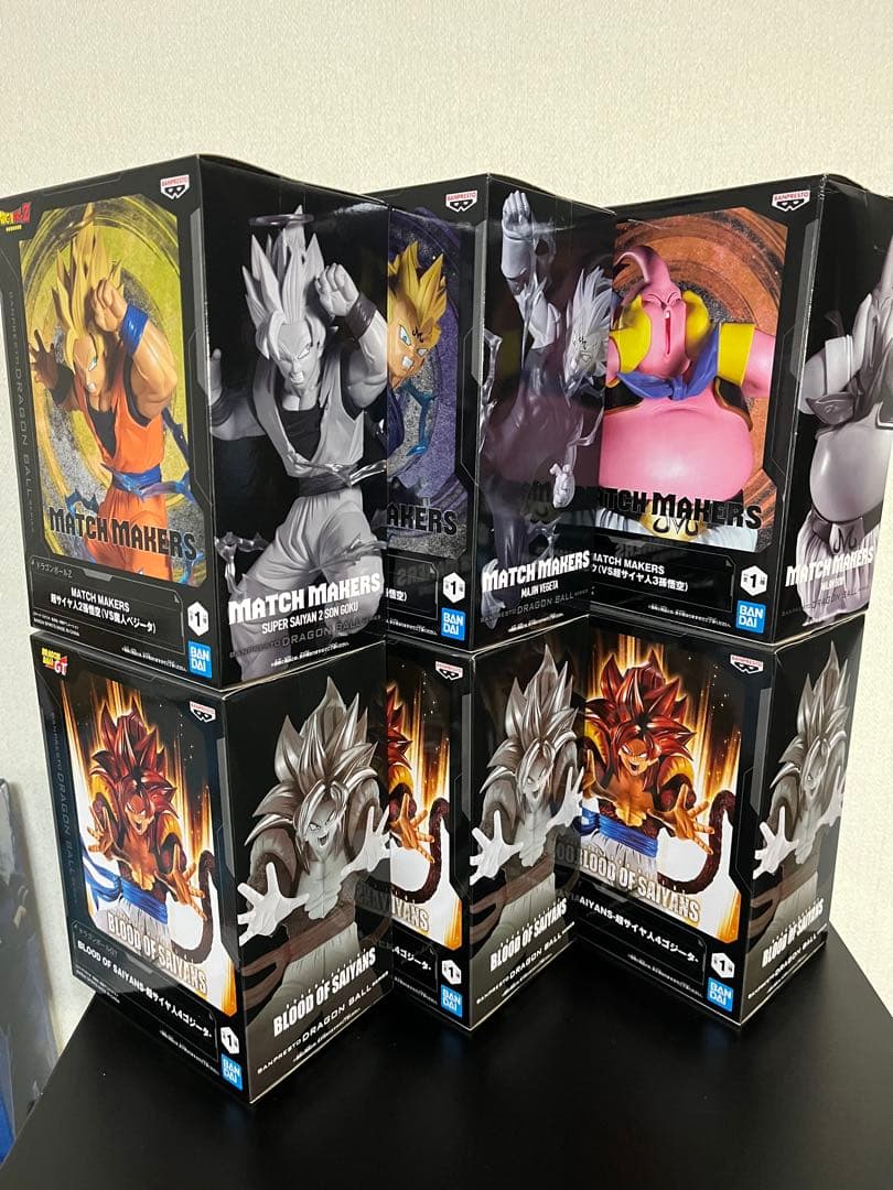 ドラゴンボール　フィギュア　まとめ売り　ゴジータ4 孫悟空2 魔人ベジータ　ブウ