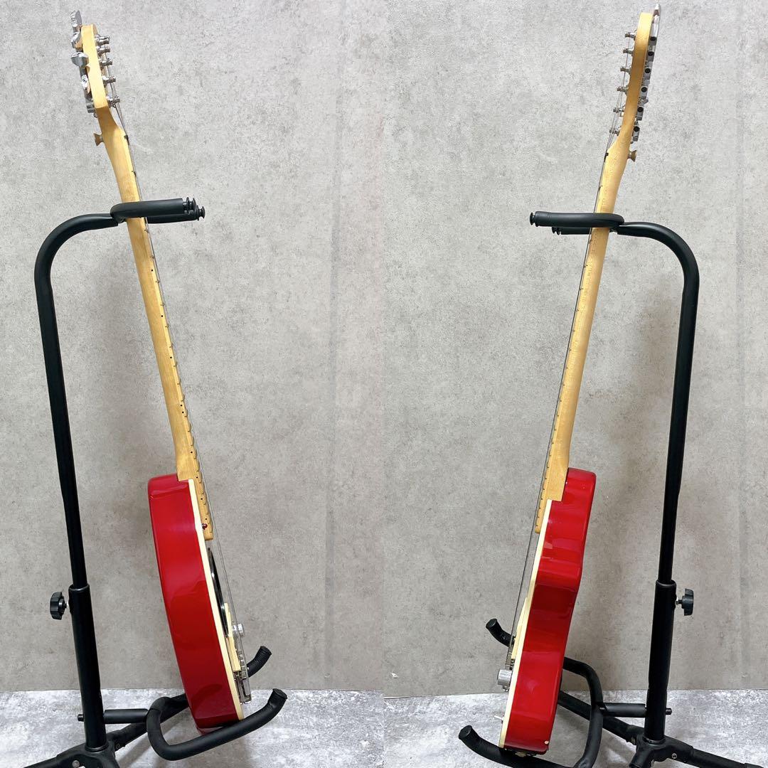 zo-3 GF キルトトップ フェルナンデス アンプ内蔵ミニギター 赤 レッド