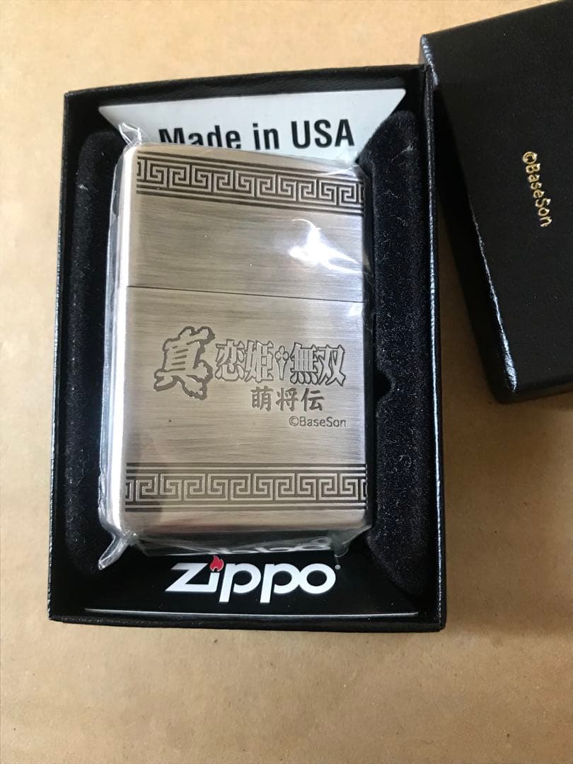 未使用 美品　真・恋姫無双　萌将伝　鳳統　雛里　Zippo ジッポー