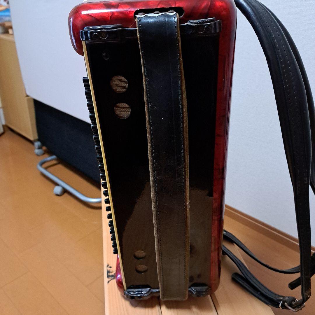 ヴィンテージレア品、EXCELSIOR .mod400アコーディオン 赤41鍵盤