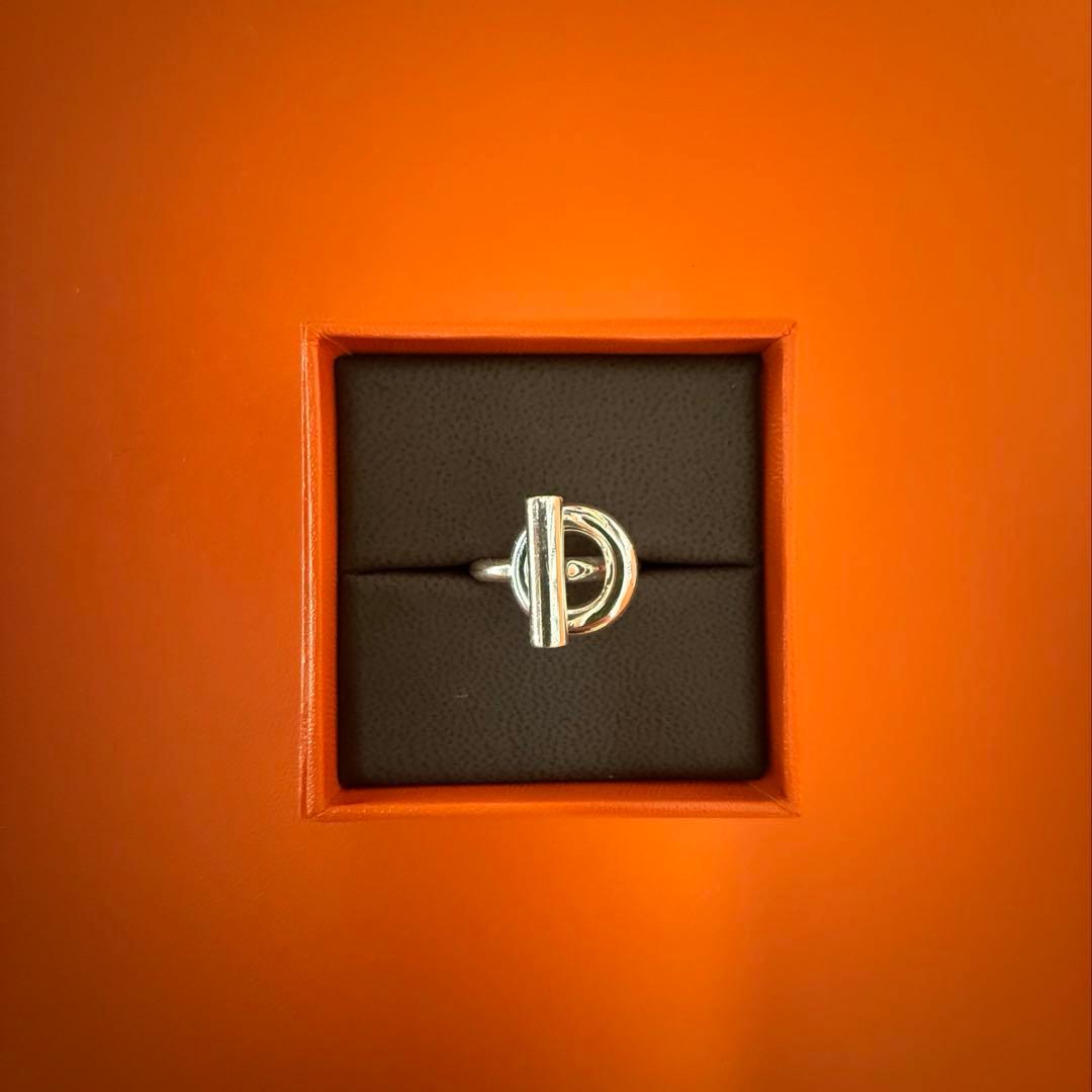 最終価格　HERMES シルバーリング エシャペ　51