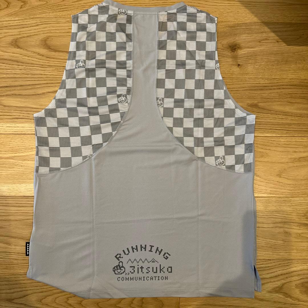 トップス MMAx3ITSUKA Checker Racing Sleeve-less