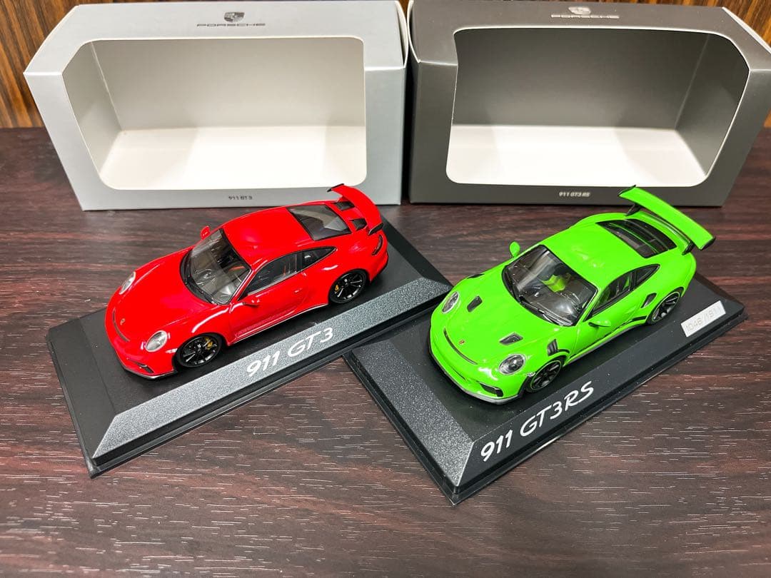 911 GT3 & GT3RS ミニカー 2台セット レア限定品