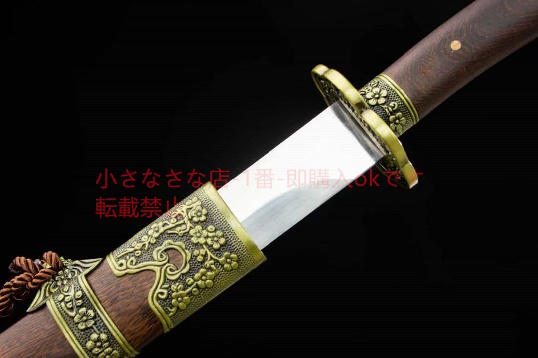 梅清刀-高性能マンガン鋼 古兵器 武具　刀装具　日本刀　模造刀 居合刀