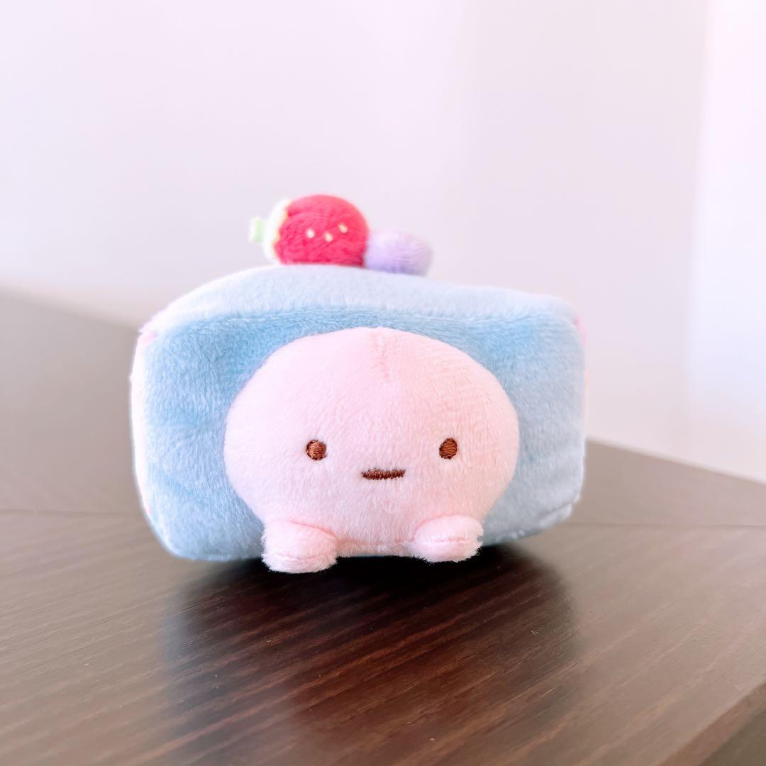 すみっコぐらし　たぴおか　レインボーケーキ　てのりぬいぐるみ