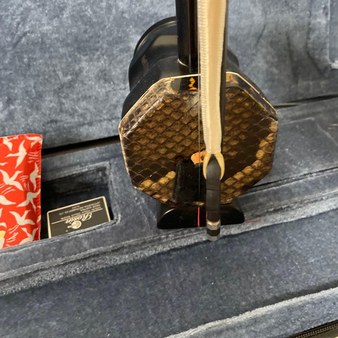 高級 二胡 ねじり 弦楽器 民族楽器 ケース付属