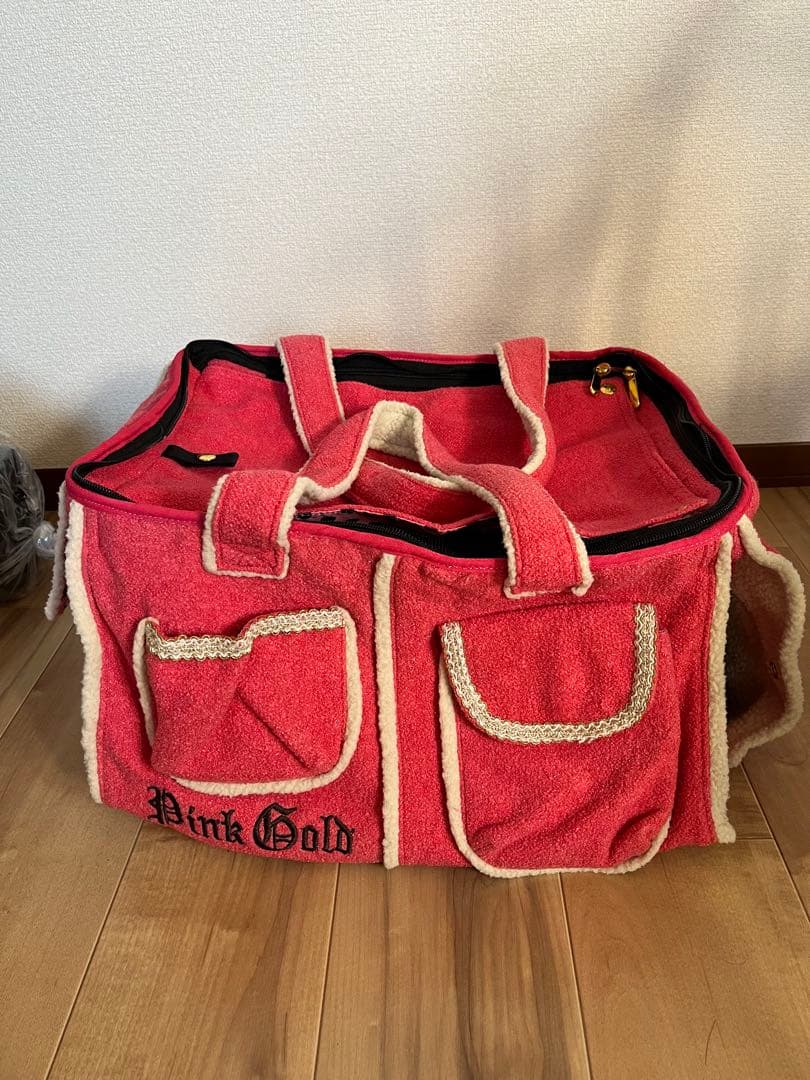 マザーカート ミニバギーパリエロ キャリーカートペットカート ピンクゴールド