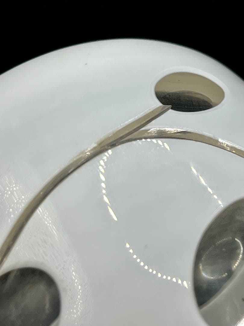 大正ロマン　白被せガラス　切子　盃洗　茶道具　ウランガラス　アンティーク　古道具