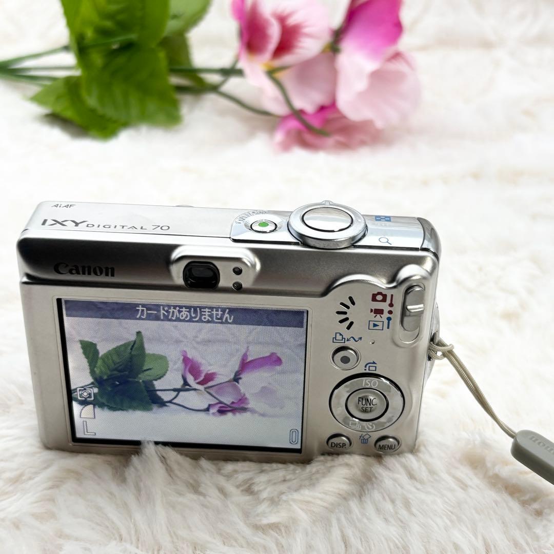 美品 動作良好 Canon IXY DIGITAL 70 シルバー