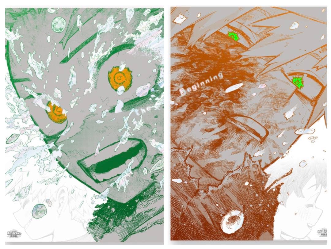 ヒロアカ 原画展 ポスター The Beginning