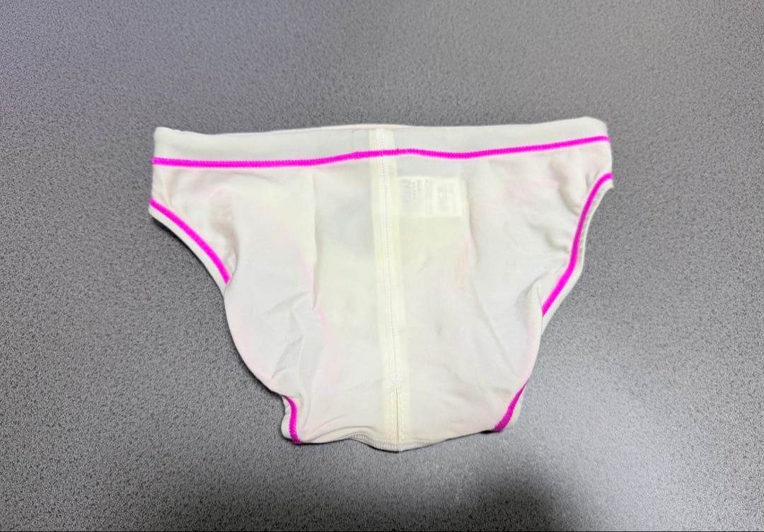 asics 競泳水着 ホワイト/ピンク SSSサイズ