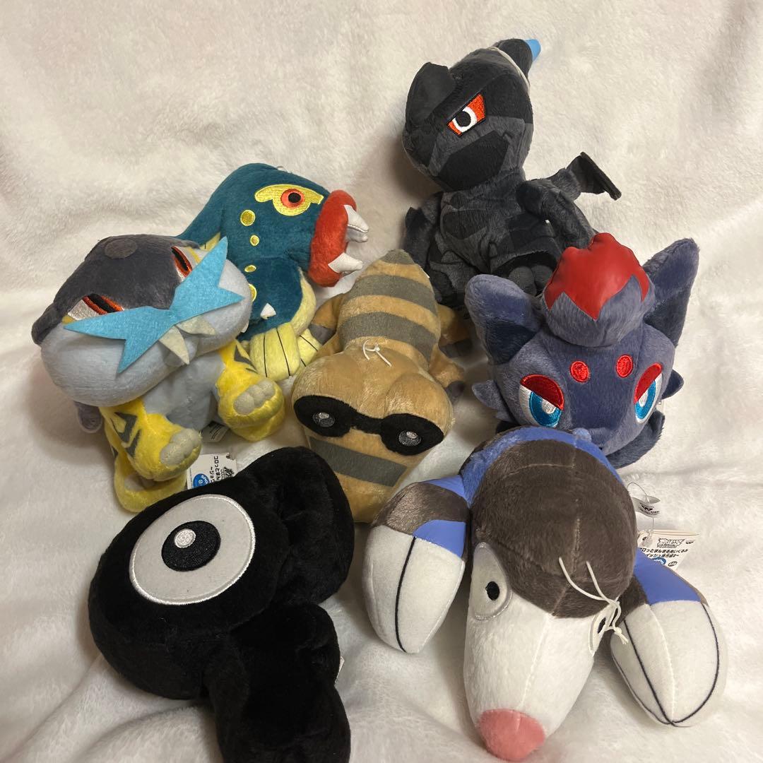 タグ付き美品 ポケモン コロっとまんまるぬいぐるみ まとめ売り