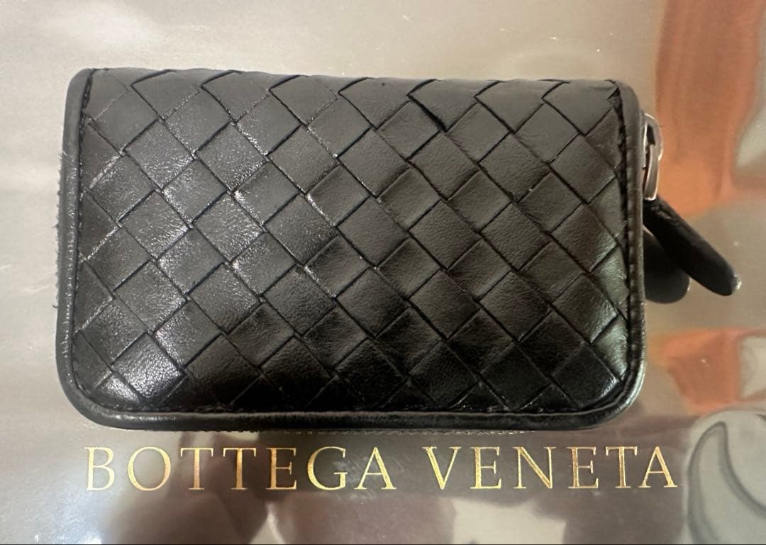 【付属品付】ボッテガヴェネタ イントレチャートケース/ラム/黒/1️⃣✨✨✨
