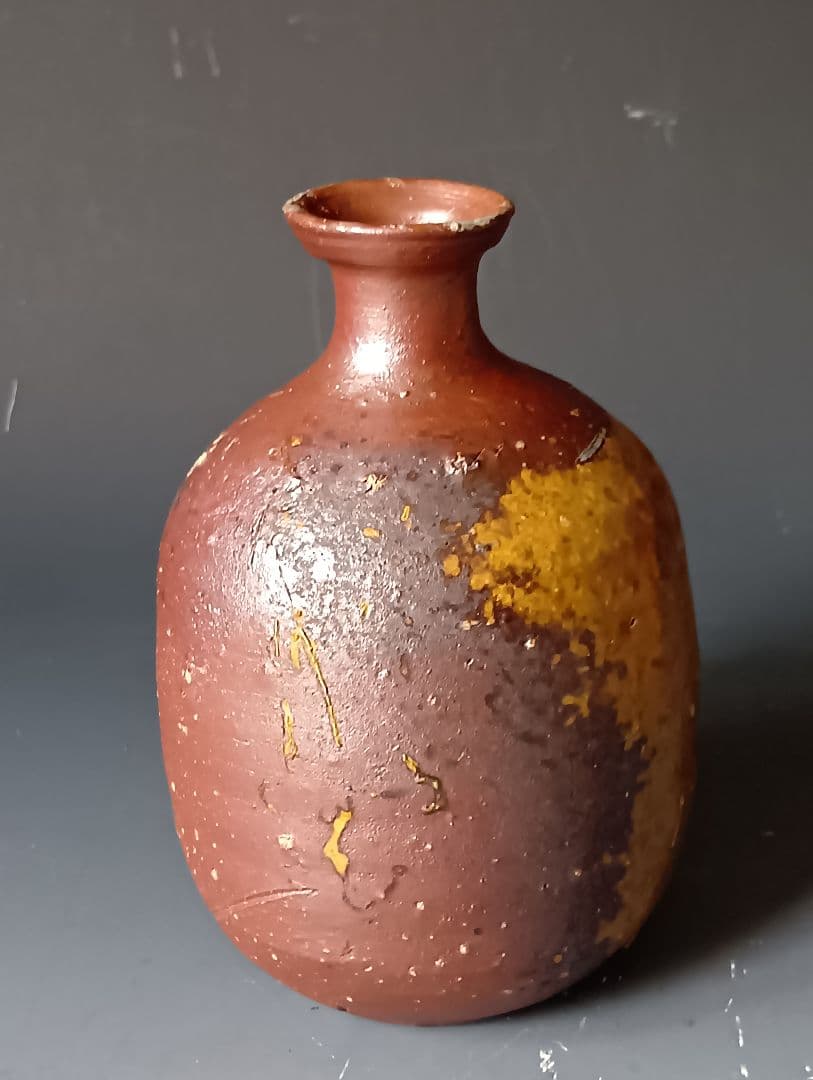 コ*ヌ様 人間国宝・藤原啓「備前徳利」/共箱