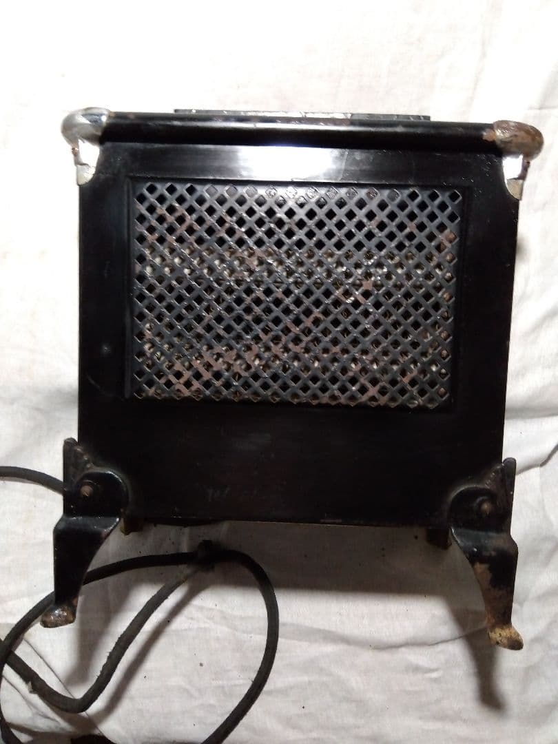 ♪昔の古い芝浦電気ストーブ　ジャンク　置物