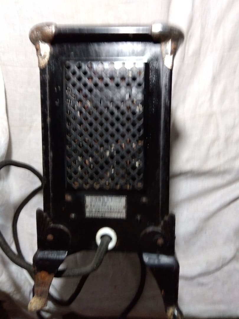♪昔の古い芝浦電気ストーブ　ジャンク　置物