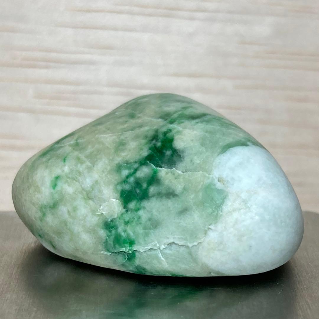 【Premium】糸魚川翡翠　海中翡翠　宝石質 ロウカン翠　原石　35.3ｇ