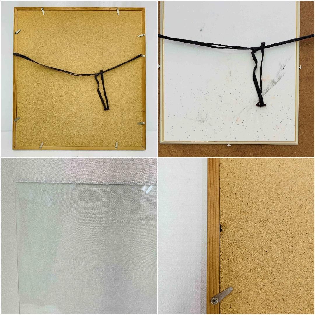 大相撲 手形 サイン 色紙 額装 元大関 琴風 記念色紙 落款あり ガラス入り