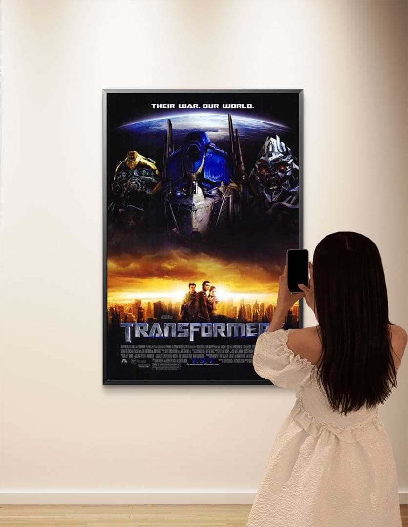 *枚数限定*映画館用両面印刷ポスターUS版:トランスフォーマー 2007年公開