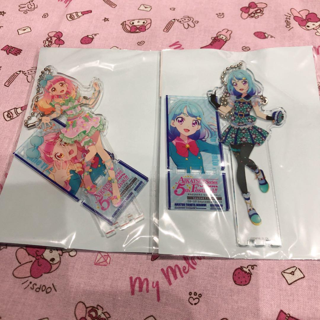 ❤︎未開封❤︎アイカツ❤︎アクリルスタンド❤︎あいね、みお❤︎5周年
