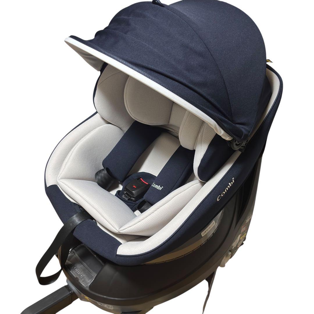 美品 combi クルムーヴスマート Light ISOFIX エアスルーシート