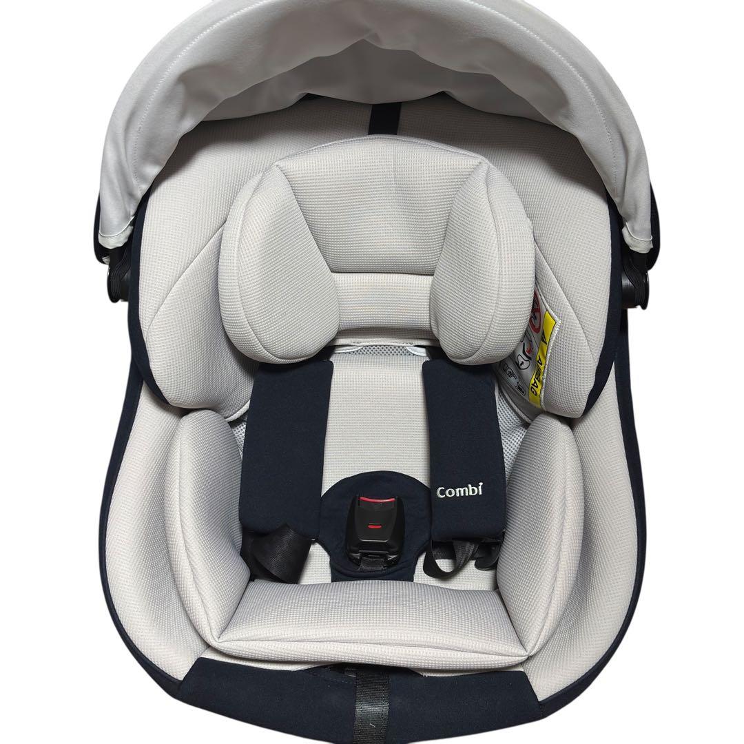 美品 combi クルムーヴスマート Light ISOFIX エアスルーシート