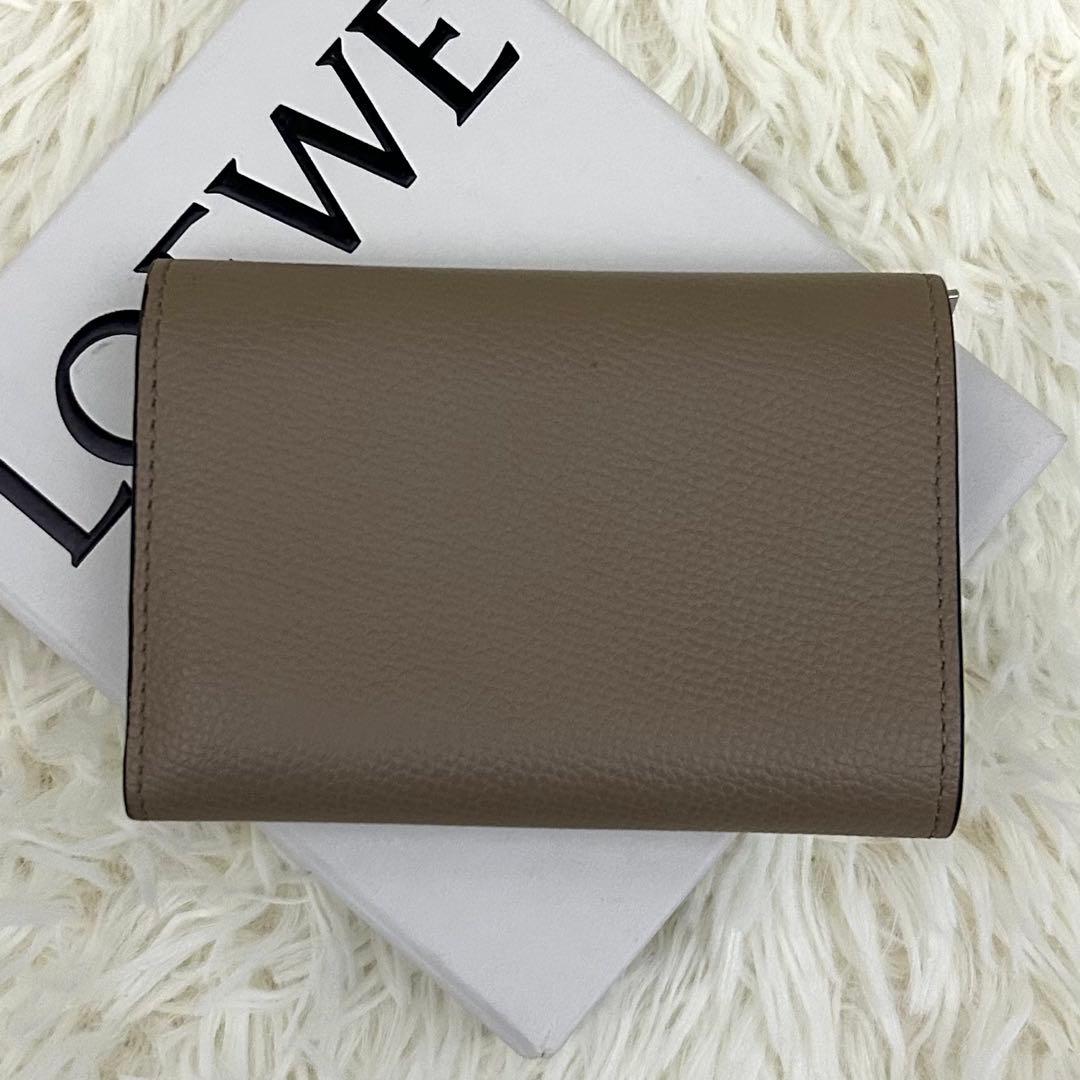 ［美品］LOEWE アナグラム バーティカル ウォレット スモール 財布