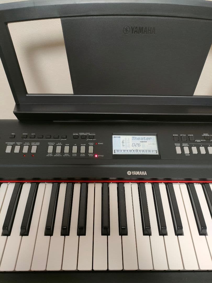 ヤマハ　電子ピアノ　76鍵盤　piaggero　NP-V80　スタンドは別売り