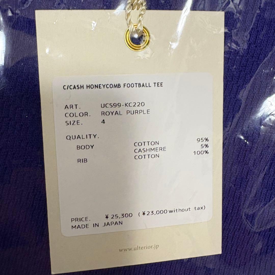 トップス ULTERIOR C/CASH HONEYCOMB FOOTBALL TEE 4