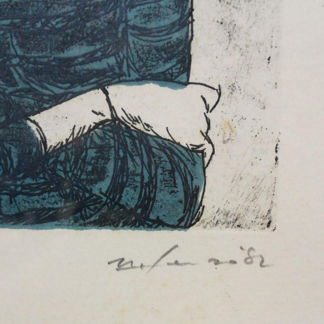 額装  額絵  リトグラフ  サインあり  アート