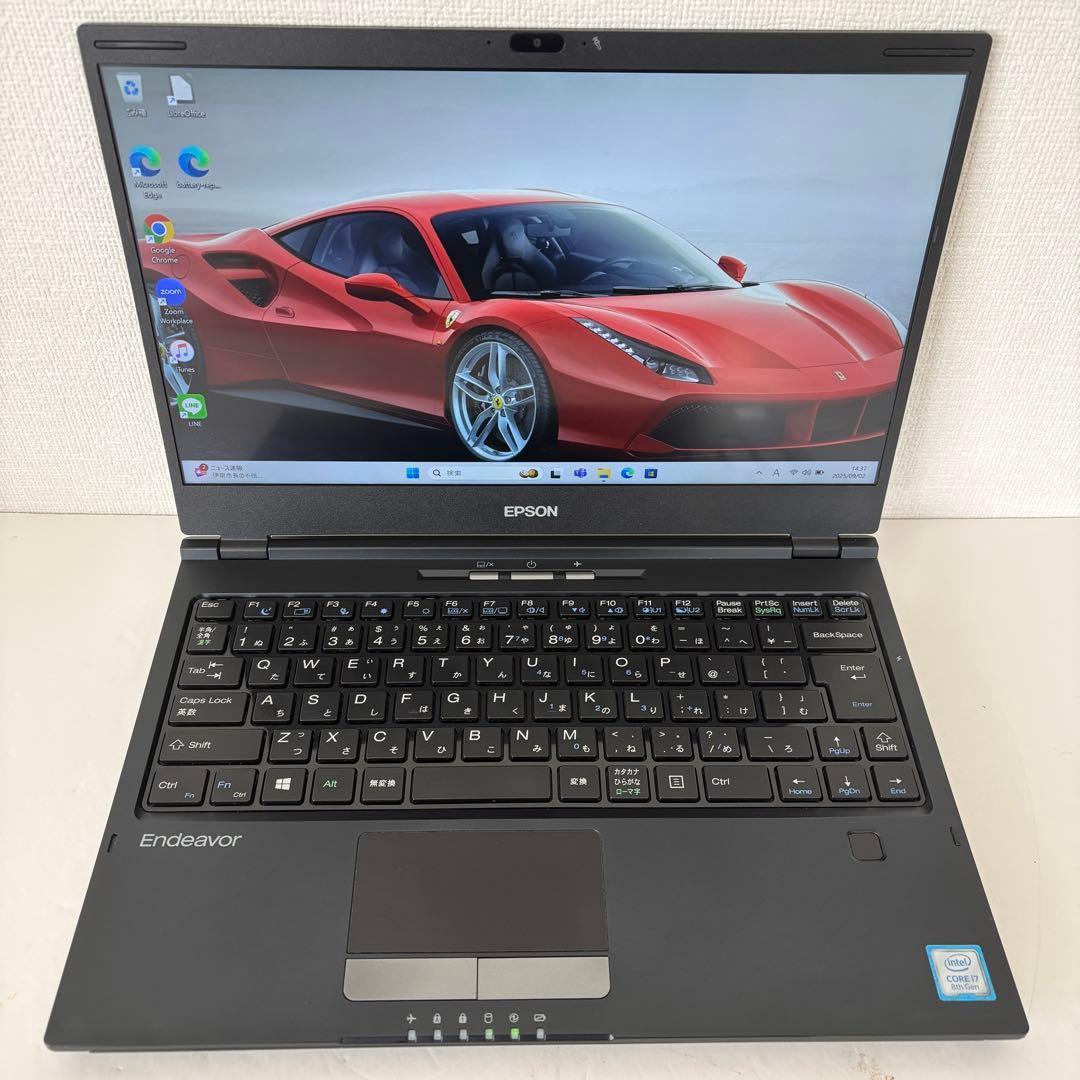 【極美品・高性能】i7第8世代✨EPSON Endeavor SSD512GB