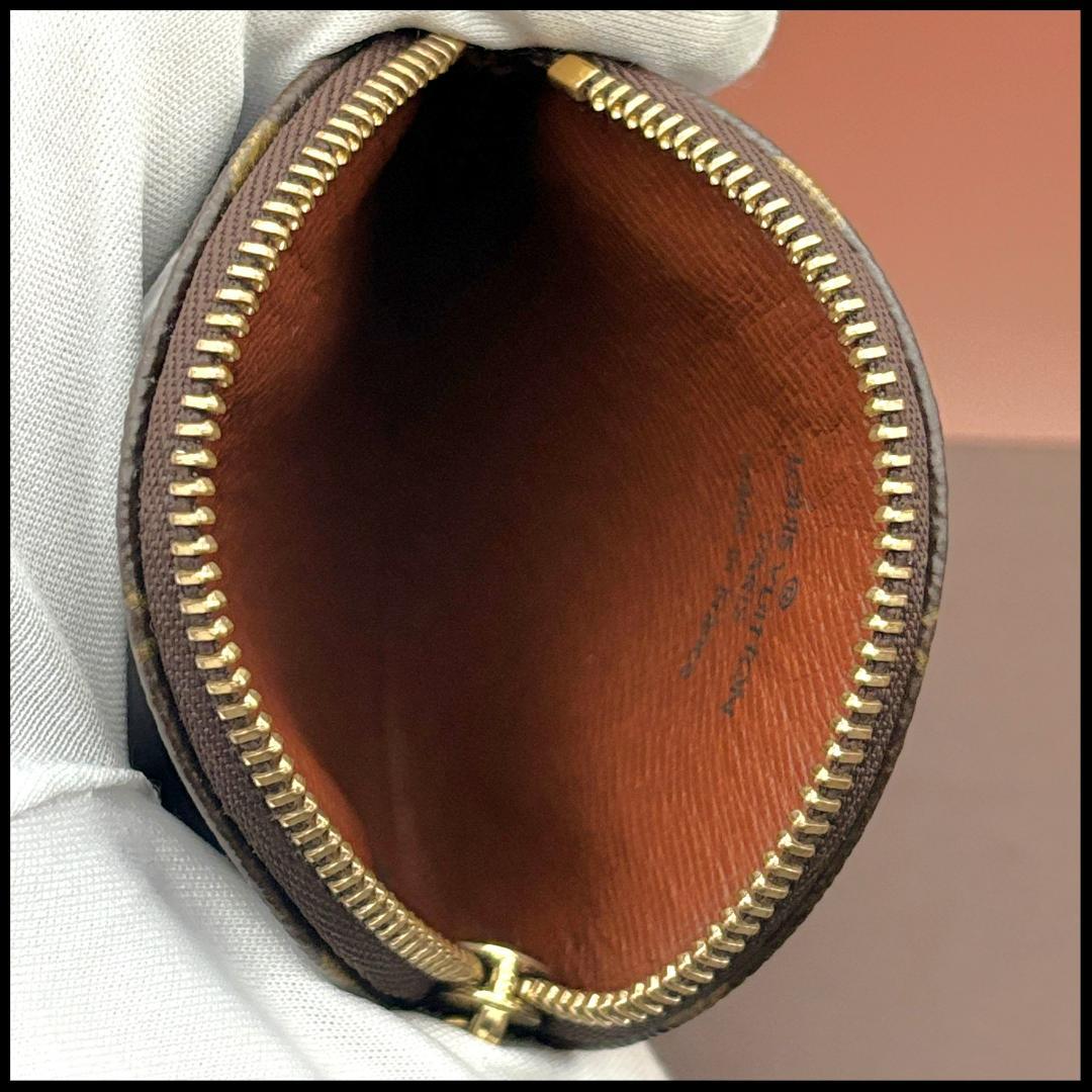 ルイヴィトン ケース モノグラム ポルトモネ　ロン 小銭入れ