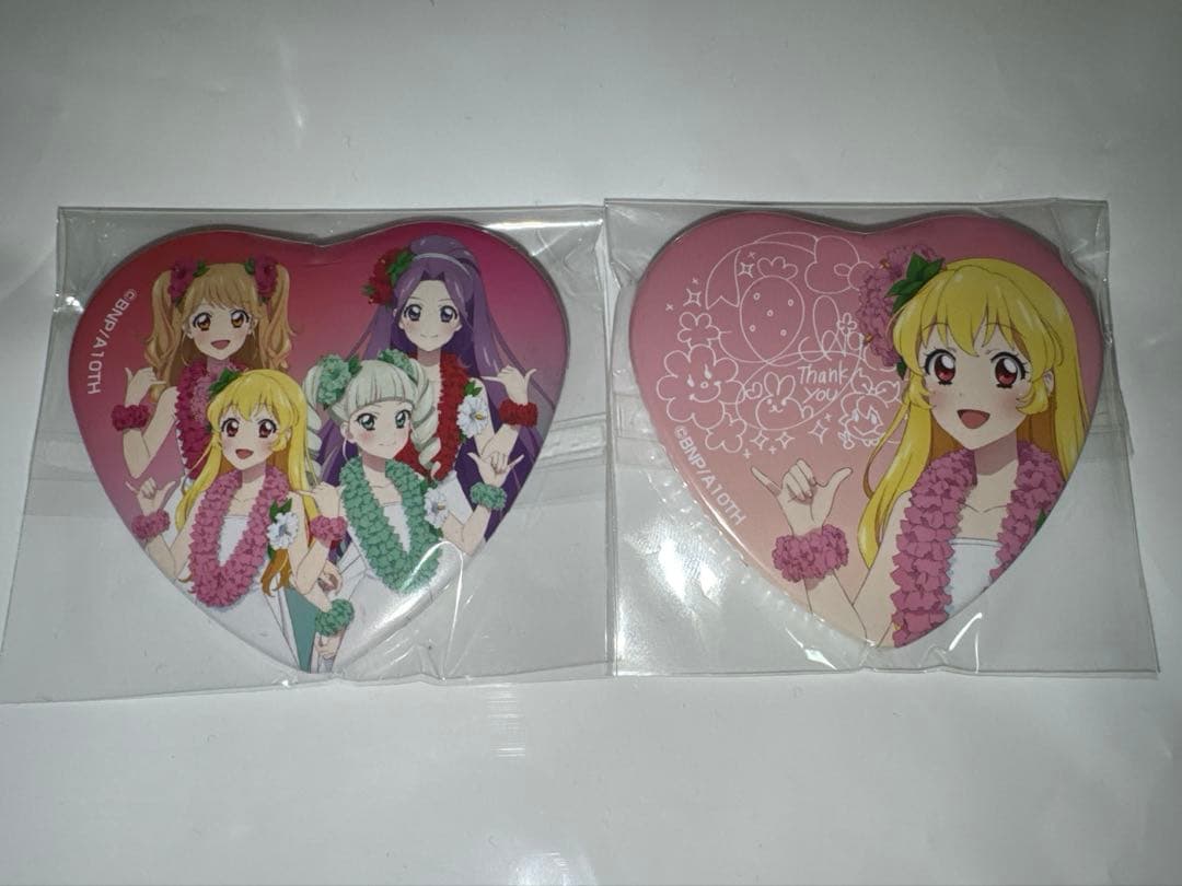 アイカツ ハワイアンズ 缶バッジ