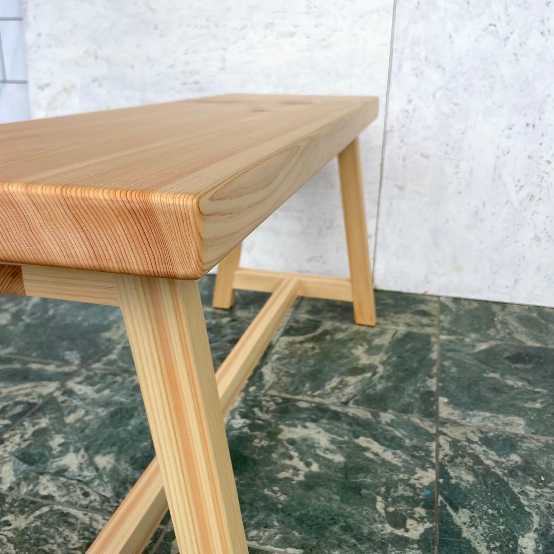 国産ひのき　ダイニングベンチ　木製ベンチ　ベンチ　スツール