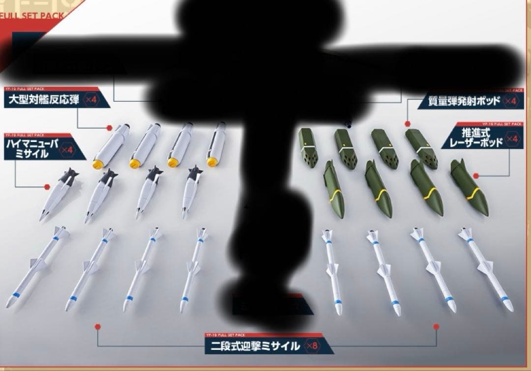 マクロス 超合金 YF19 ミサイルセット