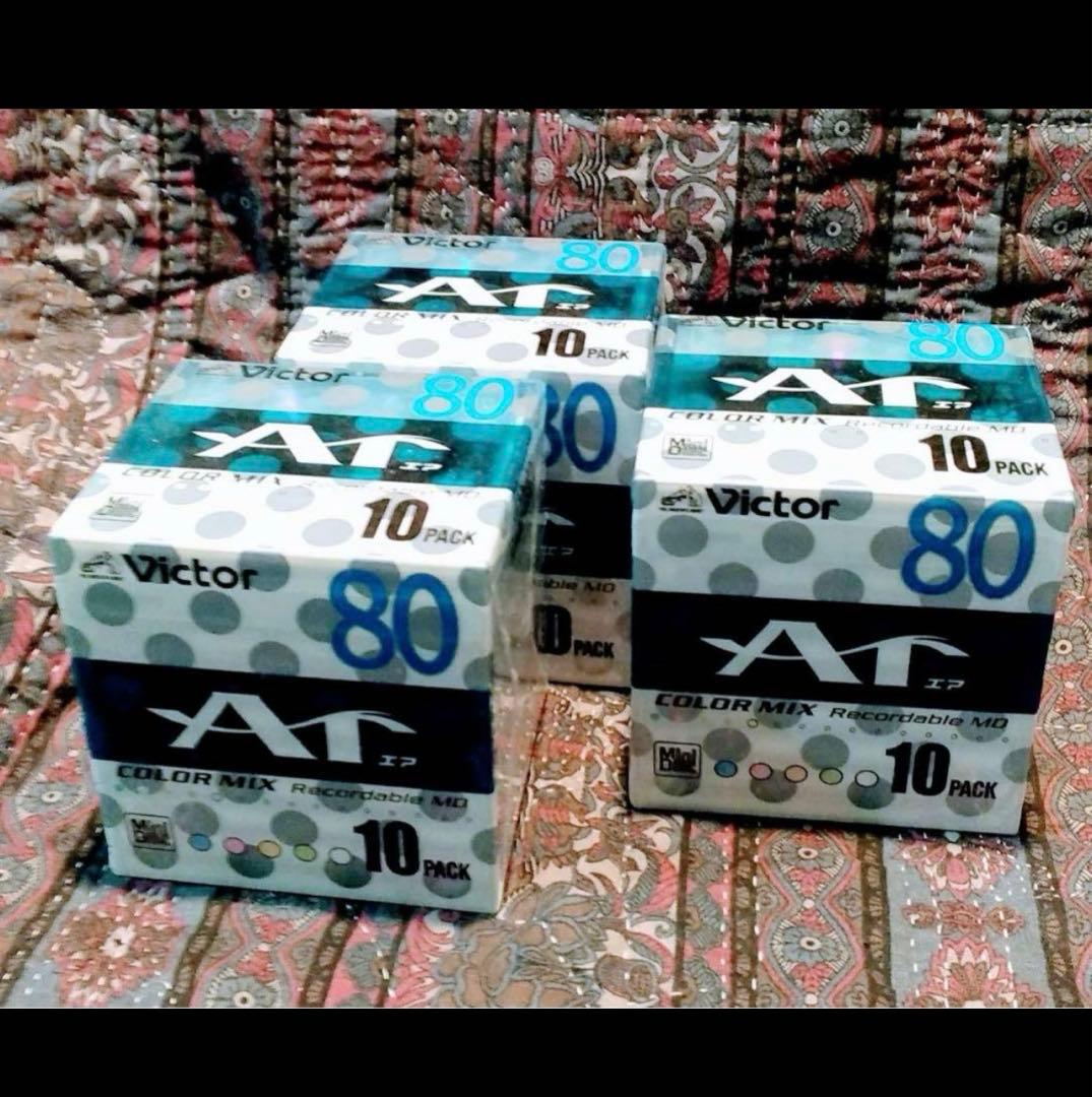 MDビクター80分10パック3個 新品未使用