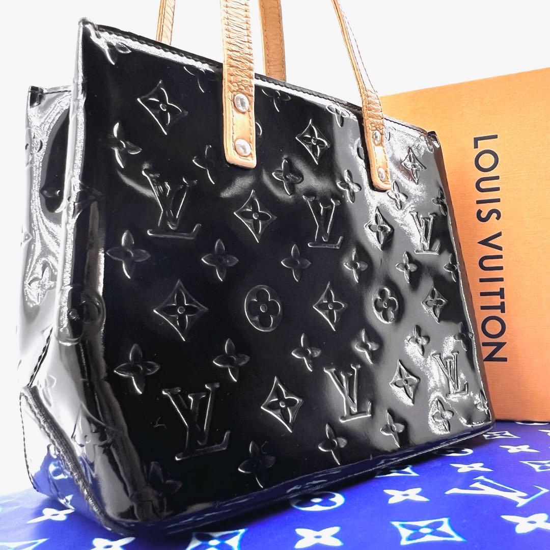 VUITTON　ハンドバック　リードPM　ヴェルニ　エナメル　モノグラム