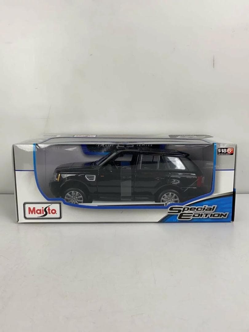 ランドローバー　レンジローバー　スポーツ　ミニカー　完成品　ブラック　1/18