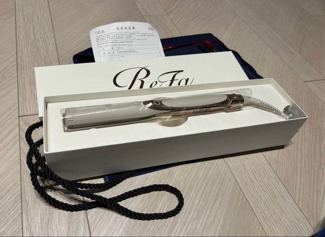 ゆ　リファ　ヘアアイロン　プロ　アイボリー　保証付き