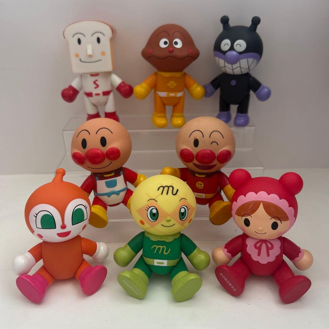 アンパンマン　わいわいタウンドール　8体セット　フィギュア