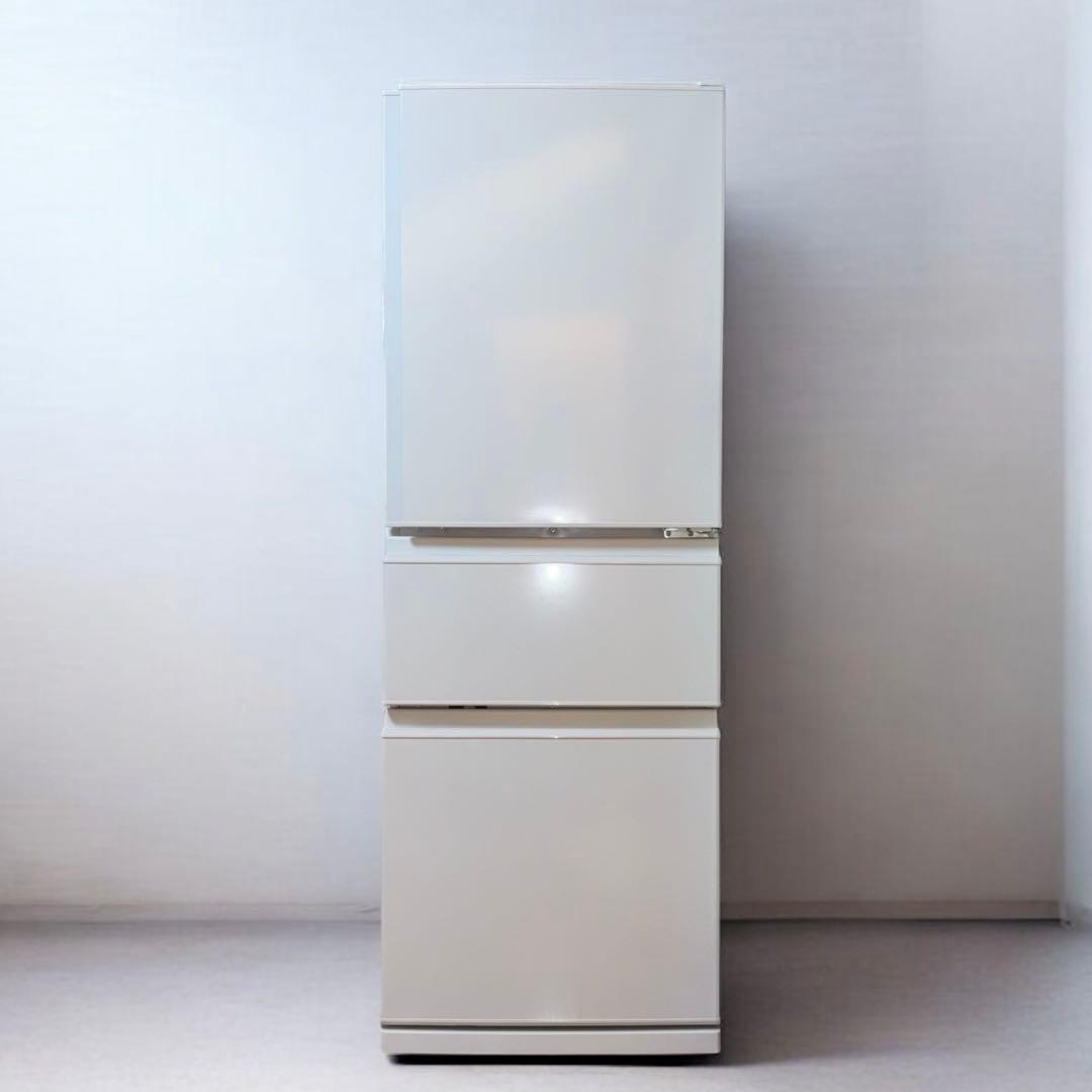 2023年製　三菱 冷蔵庫 330L MR-C33H-W 美品 送料込