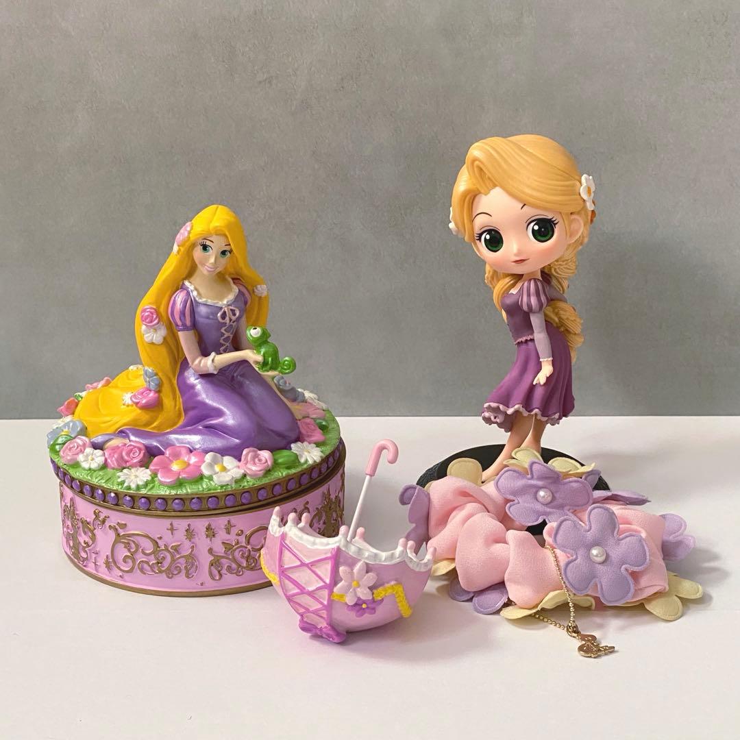 ラプンツェル 小物入れ アクセサリーケース Qposket 完売品 ディズニー