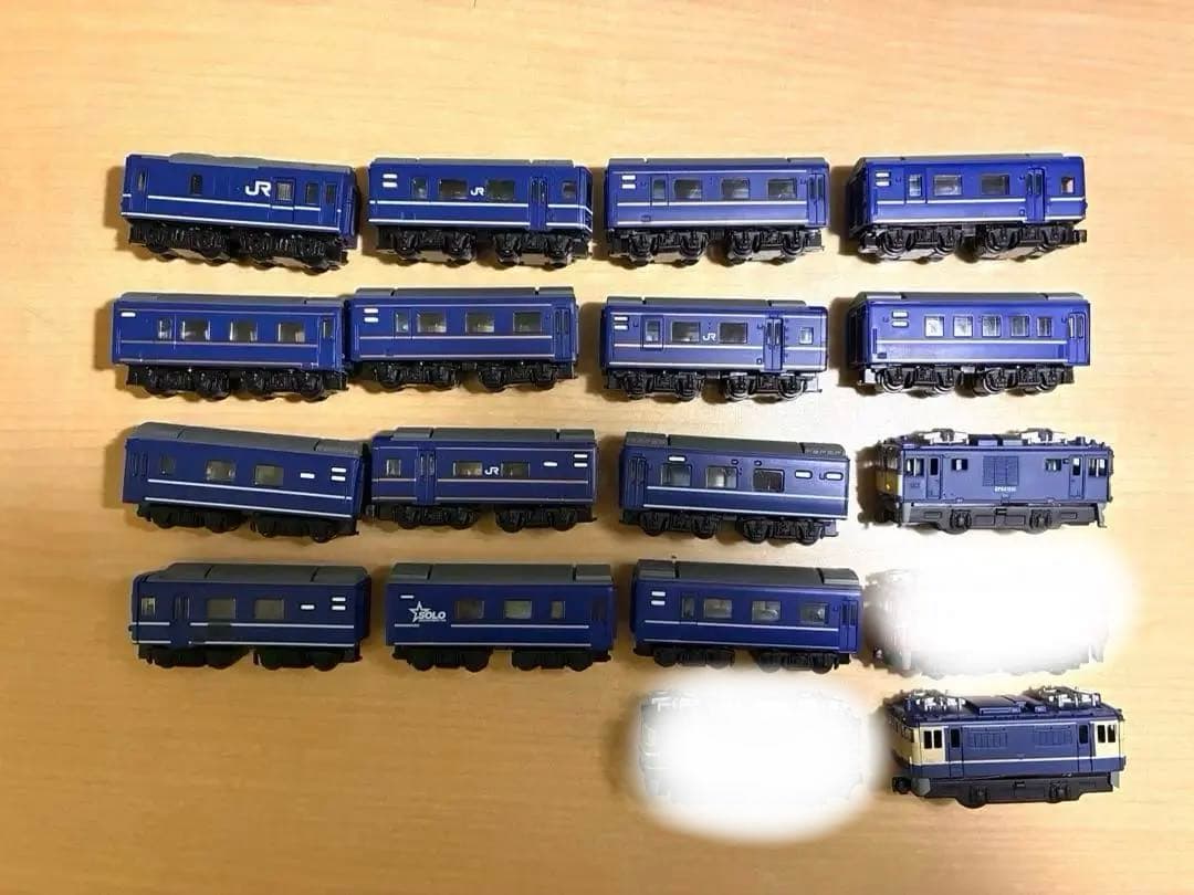 bトレインショーティー　寝台客車まとめ売り