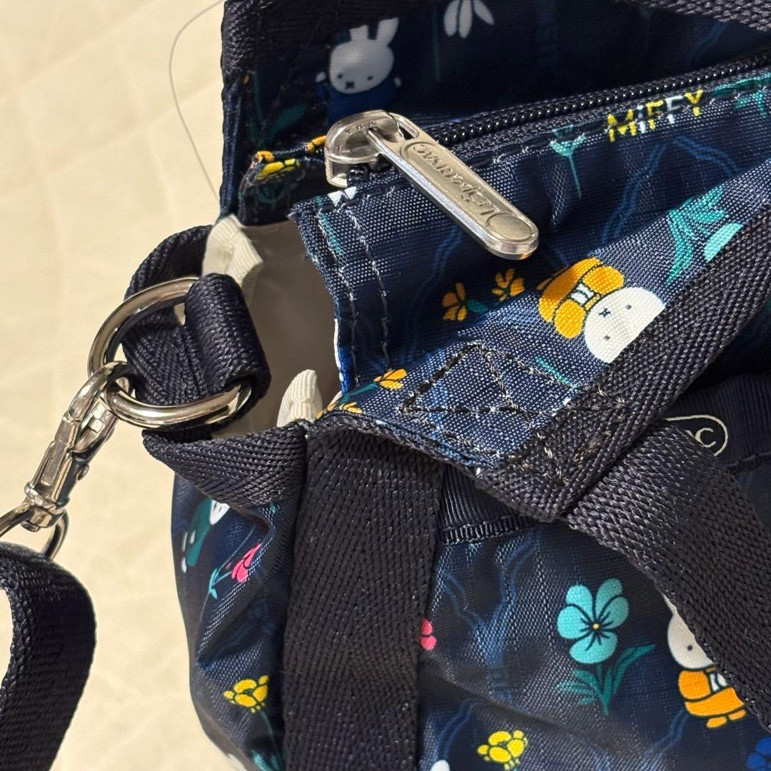 レスポートサック　スモールジェニー　ミッフィー　2way ネイビー