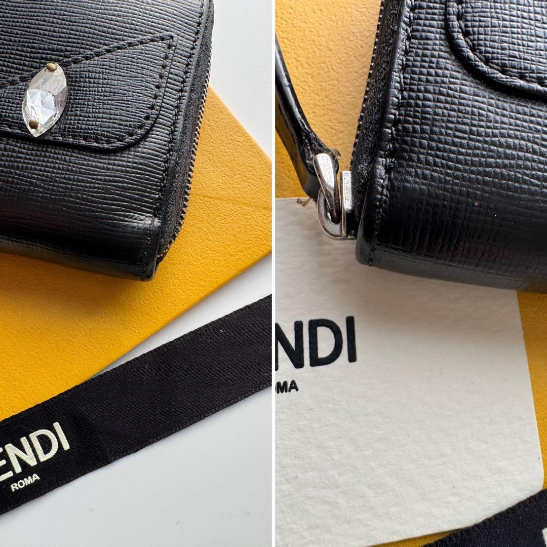 【美品】 FENDI フェンディ モンスター財布 ケース 小銭入れ
