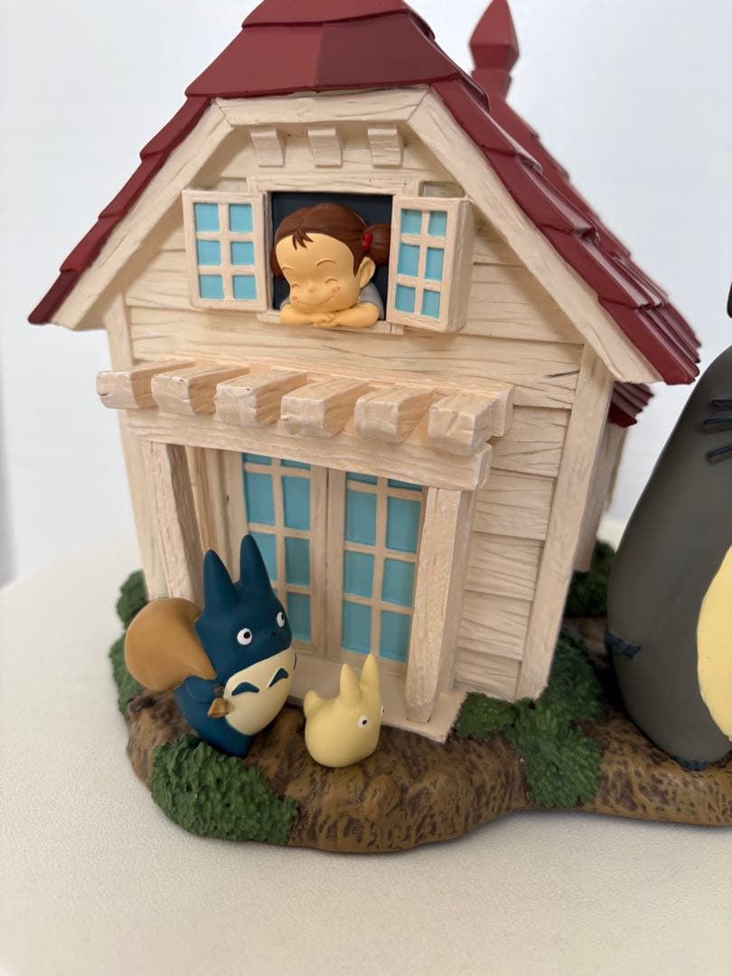 【美品】みんなの草壁家　となりのトトロ　ジオラマボックス(造花セット) ジブリ