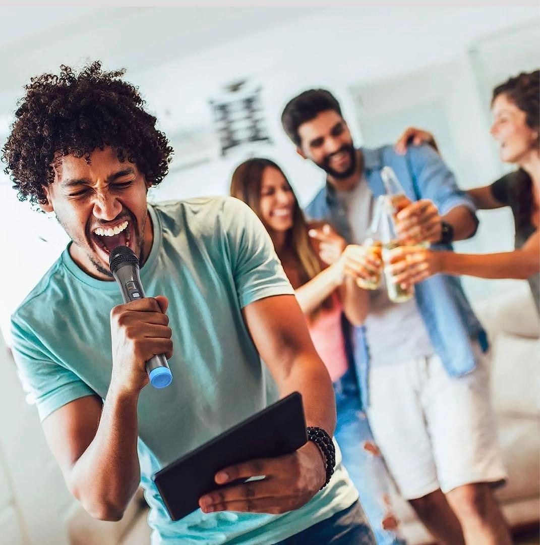 【新品未使用未開封】 To-plan カラオケ TKMI-002 マイク2本付