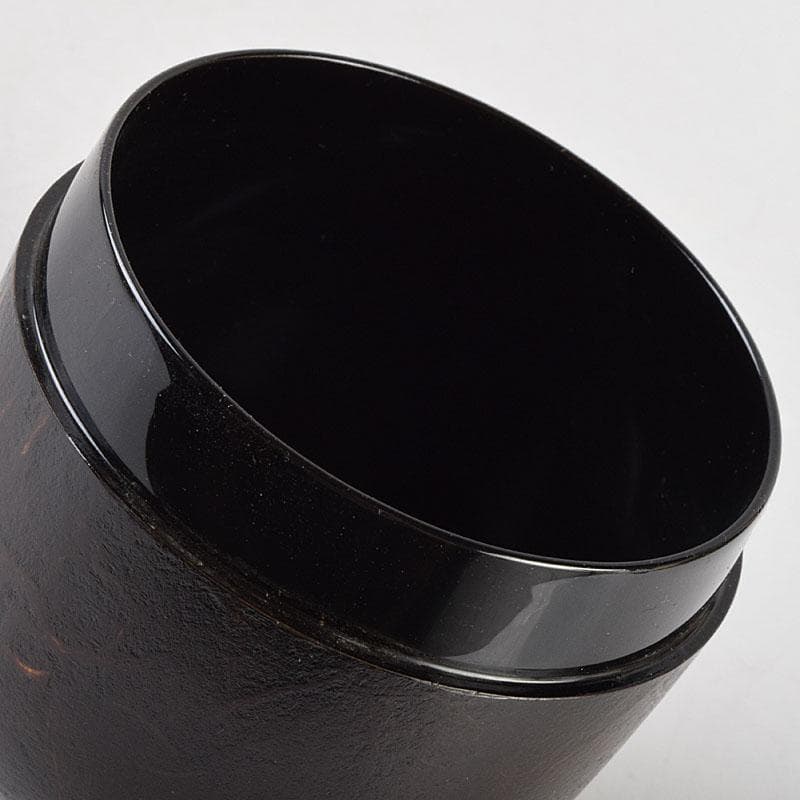 茶道具　築城筑良作　和紙張　唐松　大棗　共布共箱　M　R9264