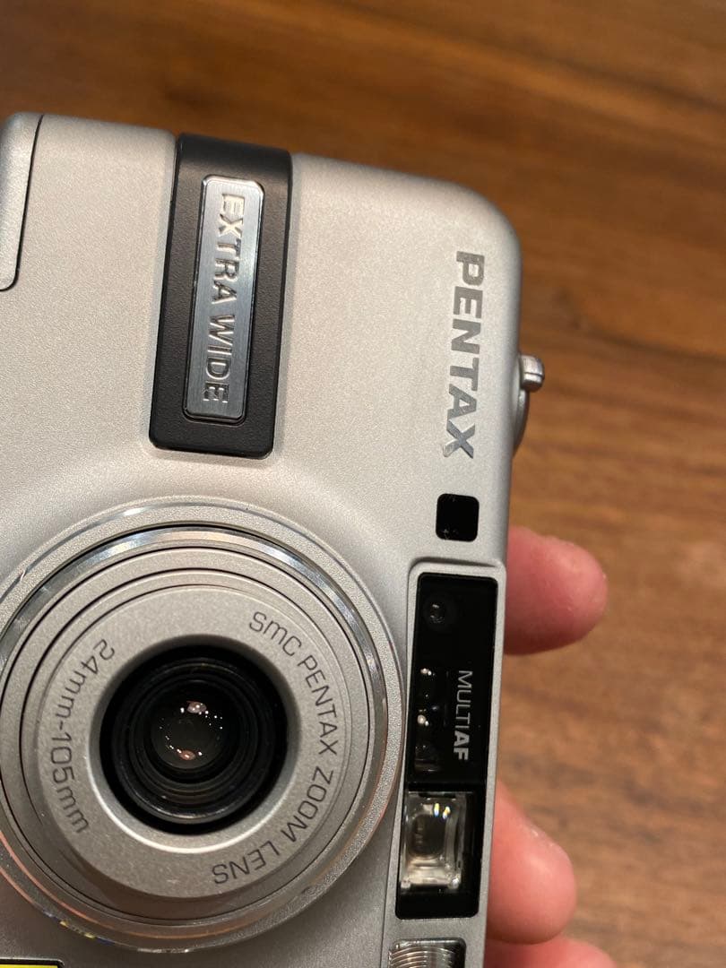 PENTAX ESPIO 24EW シルバー コンパクトフィルムカメラ　動作品